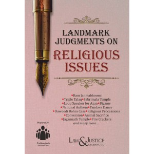 Law & Justice Publishing Co's Landmark Judgments on Religious Issues by ProBono India (SocioLegally Yours)